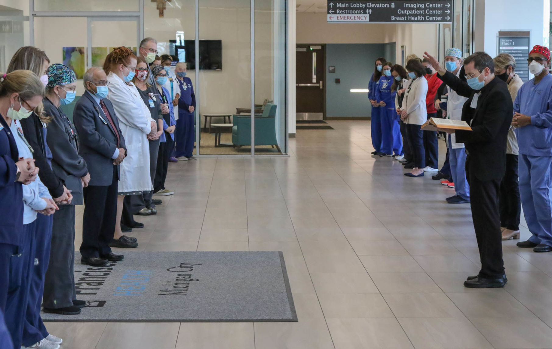 Franciscan Health in Michigan, COVID vaccinations
